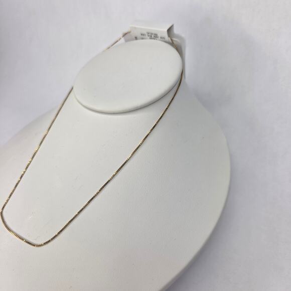 Giani Bernini Box Link 16" Chain Necklace in 18k Gold-Plated Sterling Silver NEW - Picture 6 of 10